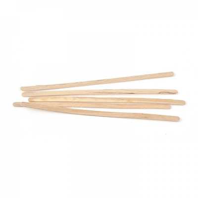 Thin wooden mixing stick, length 11 cm, 10 pcs