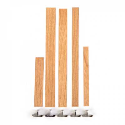 Wooden Wick .03 Booster Crackling, 12,7 mm, 100 pcs
