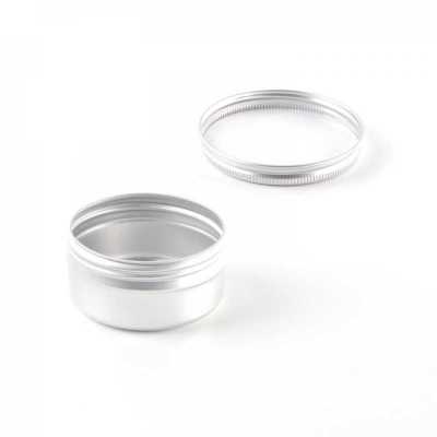 Silver Aluminium Jar, 56 mm, 50 ml