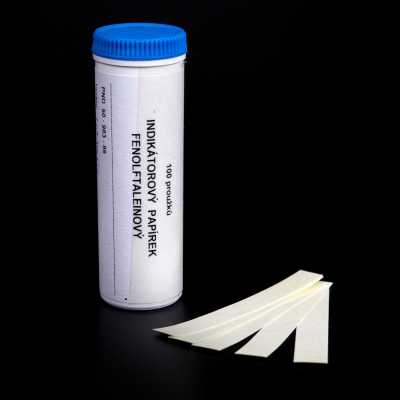 pH-Indicators Strips With Phenolphthalein, 100 pc