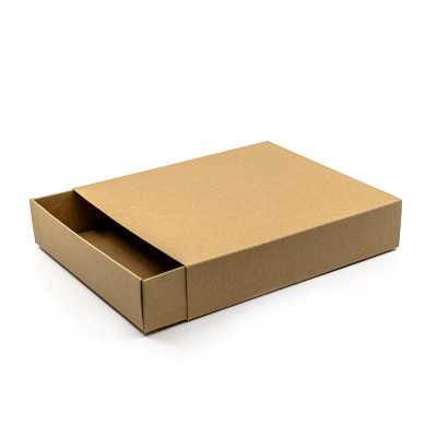 Paper gift box, kraft, 170 x 200 x 4 cm