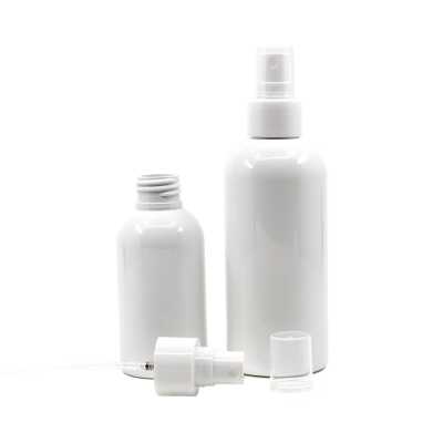 White Plastic Bottle, White Fine Mist Spray, 300 ml