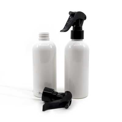 White Plastic Bottle, Black Trigger Spray, 300 ml