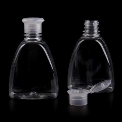 Clear Plastic Bottle with Flip Top, 300 ml