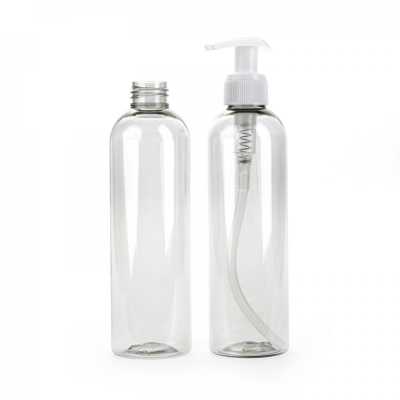 Recycled Plastic Bottle, White Pump, 250 ml