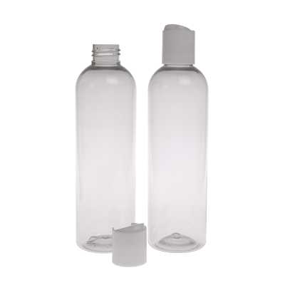 Recycled Plastic Bottle, White Disc Top, 250 ml