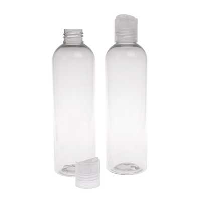 Recycled Plastic Bottle, Transparent Disc Top, 250 ml