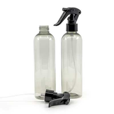 Recycled Plastic Bottle, Black Trigger Spray, 250 ml
