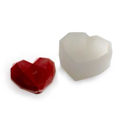 Silicone Soap Mold, Heart
