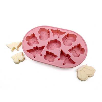 Silicone Soap Mold, 9 x Butterflies