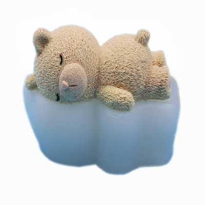 Silicone Soap Mold, Sleeping Little Bear