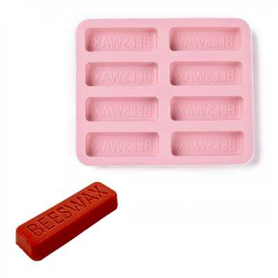 Silicone Soap Mold, Beeswax, Rectangles