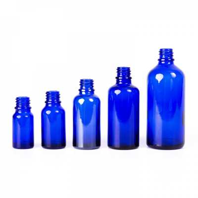 Blue Glass Bottle, 100 ml