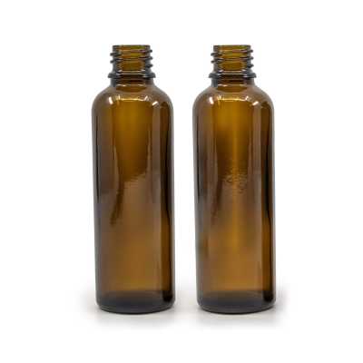 Amber Glass Bottle, Type B, Slim, 50 ml, 143 pieces
