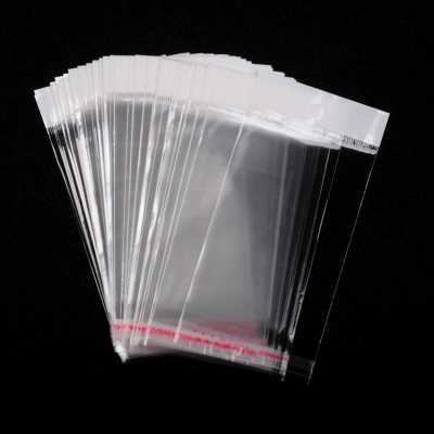 Cellophane Bags, Self Adhesive, 10,5 x 7 cm, 10 pcs