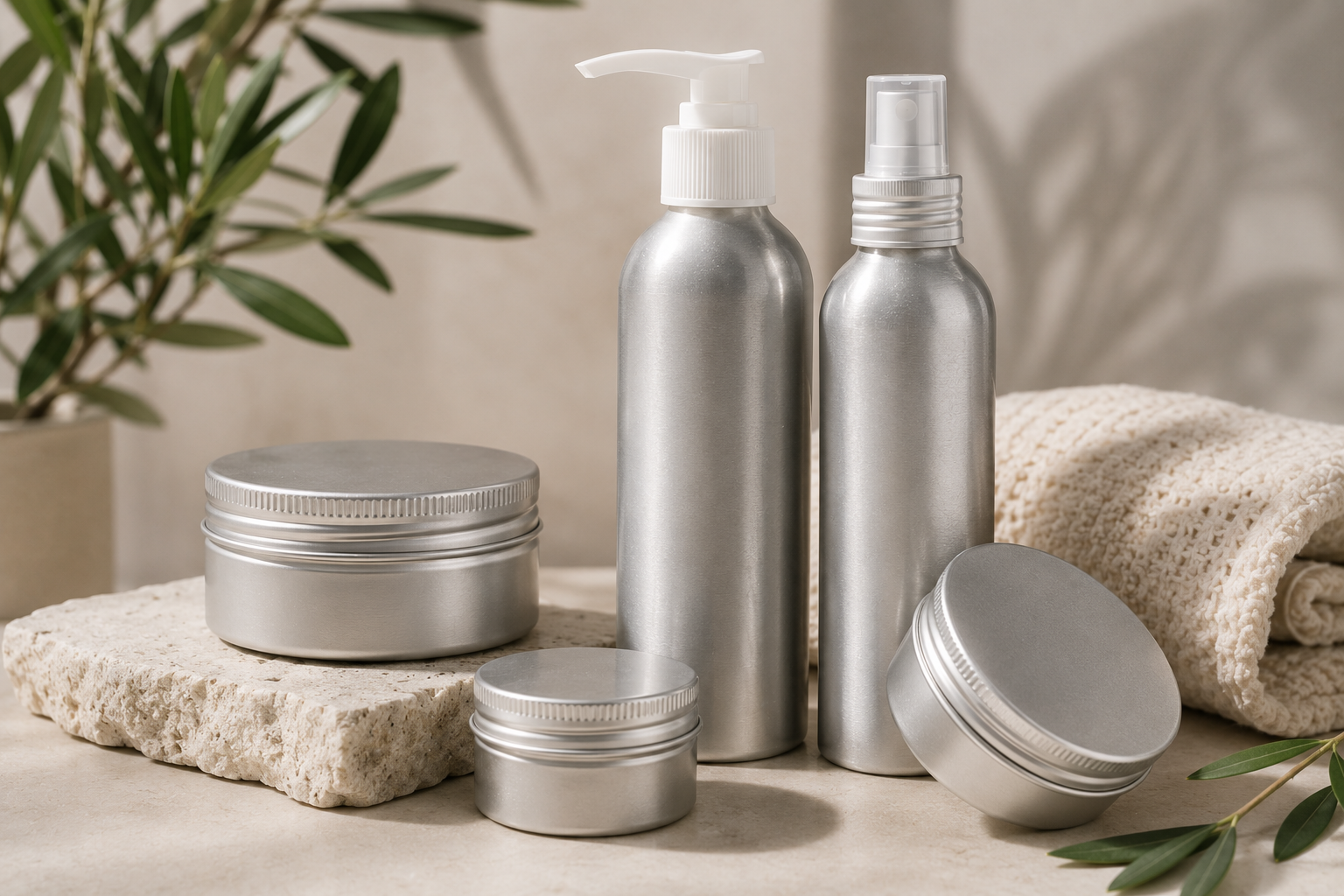 Aluminium pack — suitable for balms, ointments and solid products