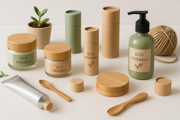 Cosmetic label with marketing claims such as natural and chemical‑free